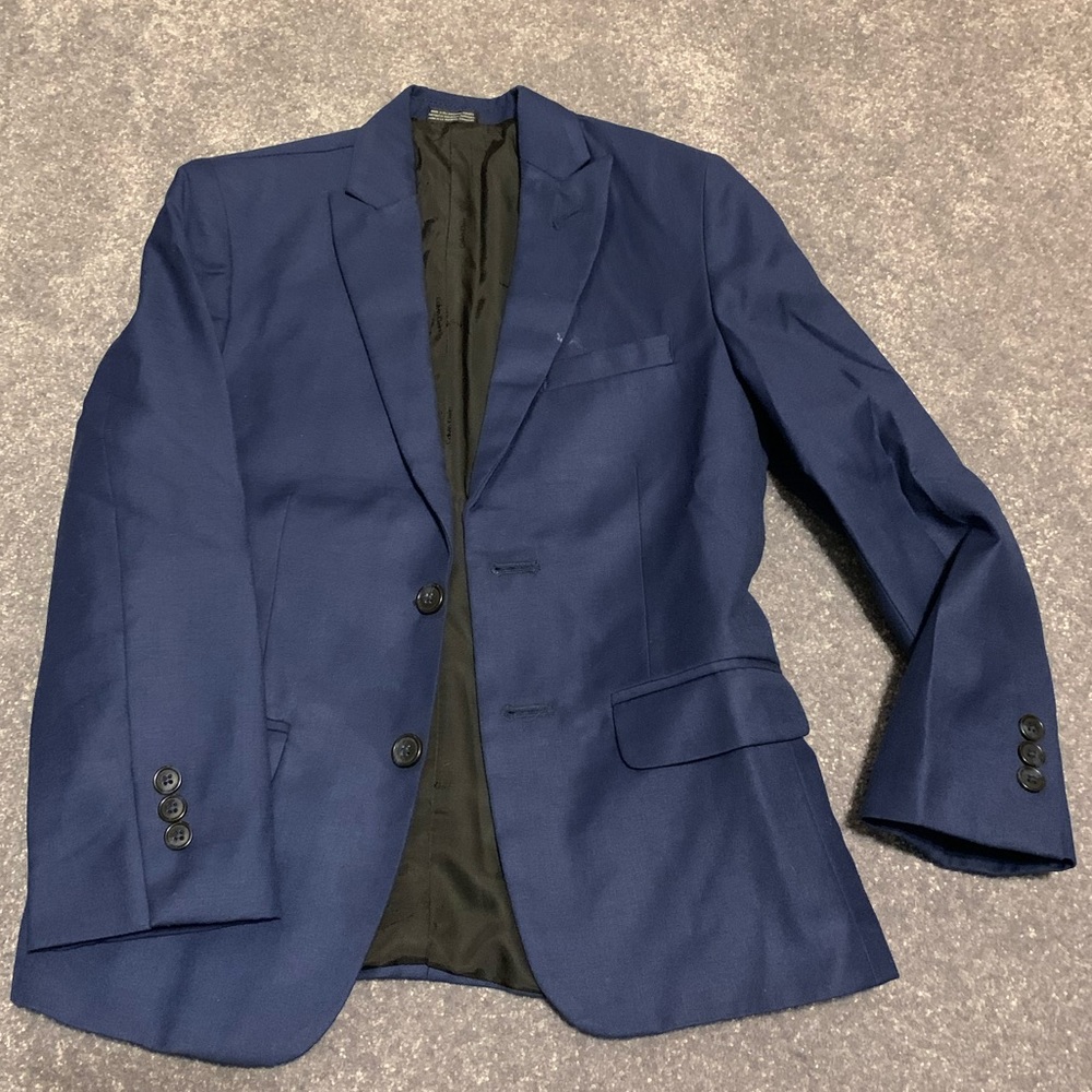 Calvin Klein Navy Blue Suit Seperates Jacket 10R